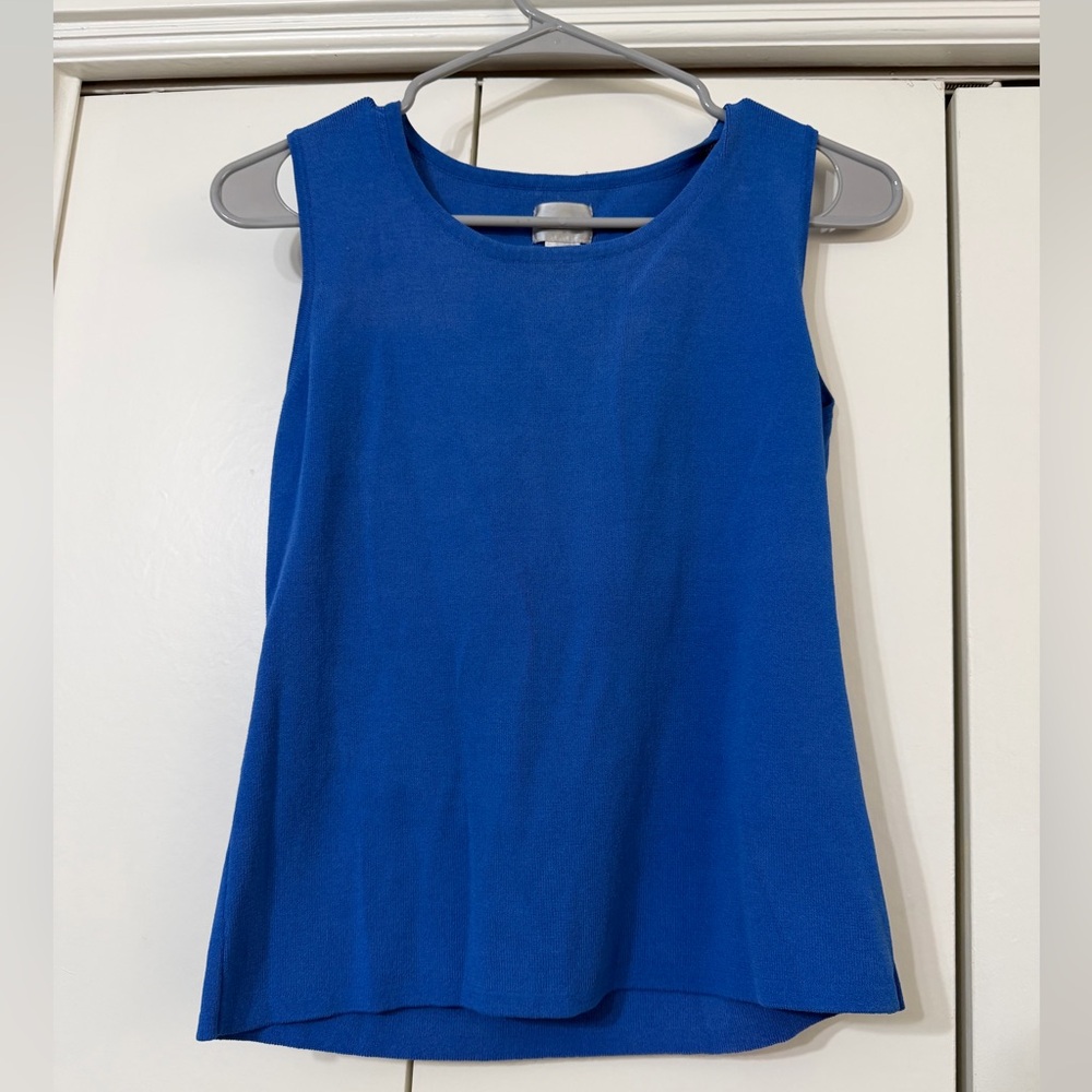 Chico's Royal Blue Basic Tank Top - image 1
